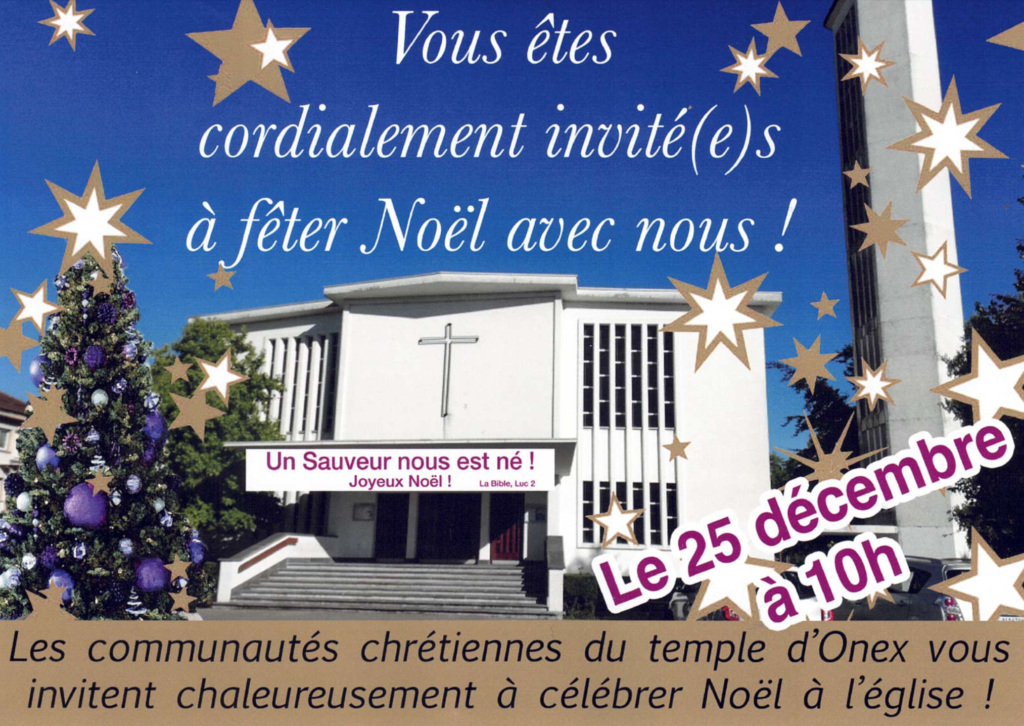 Célébration de Noël inter-églises à Onex