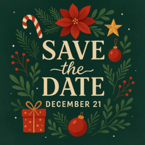 Fête de Noël - Réserver la date
