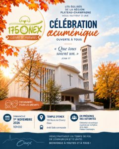 Célébration œcuménique à Onex – « Que tous soient un
